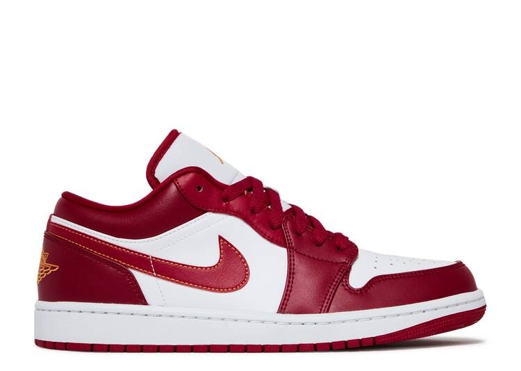 

Кроссовки AIR JORDAN 1 LOW 'CARDINAL RED', красный