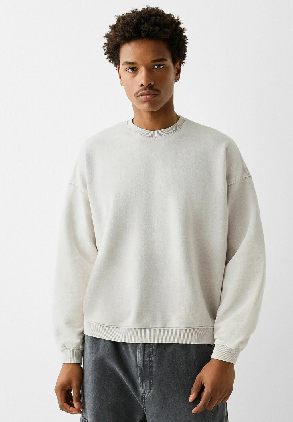 

Толстовка FADED-EFFECT Bershka, цвет beige