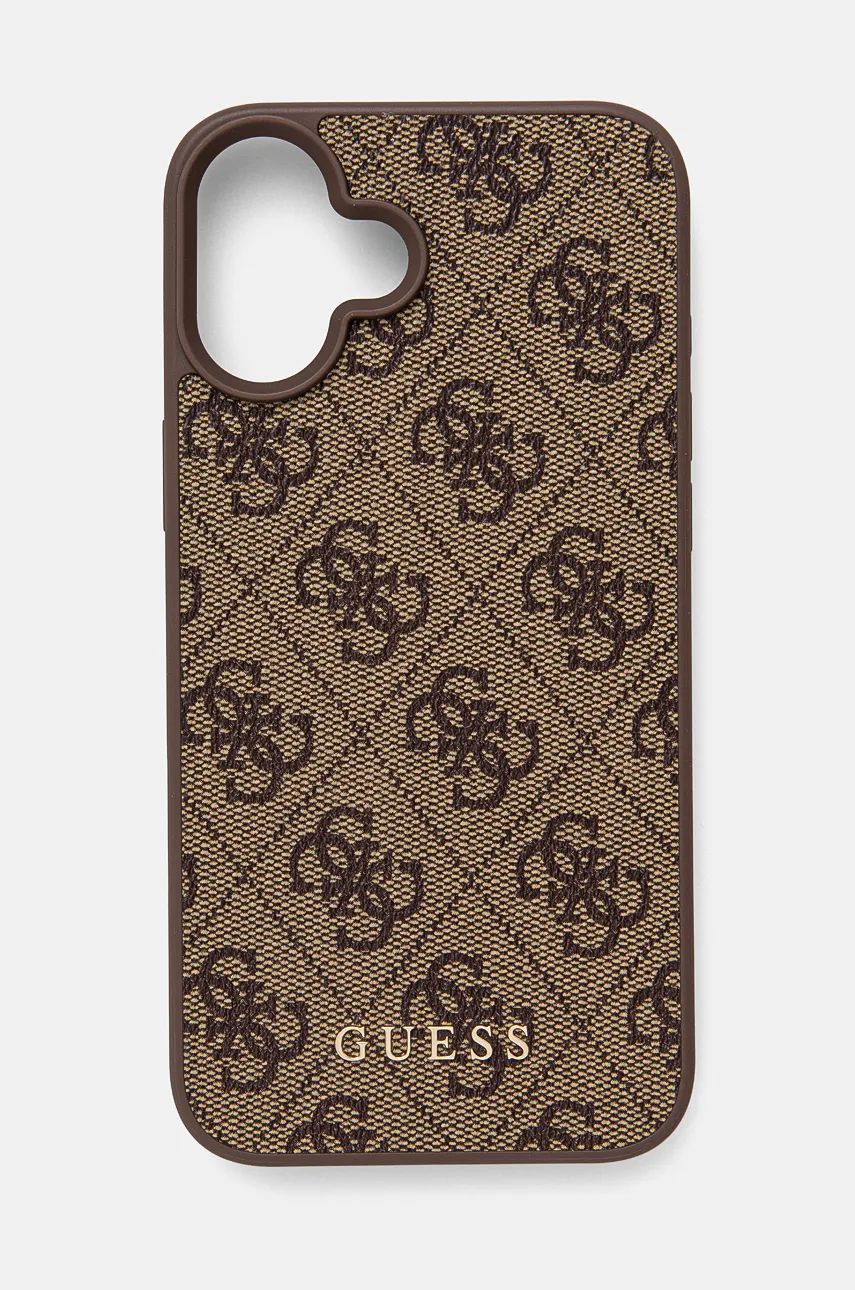 

Чехол Guess для iPhone 16 Plus 6.7, коричневый