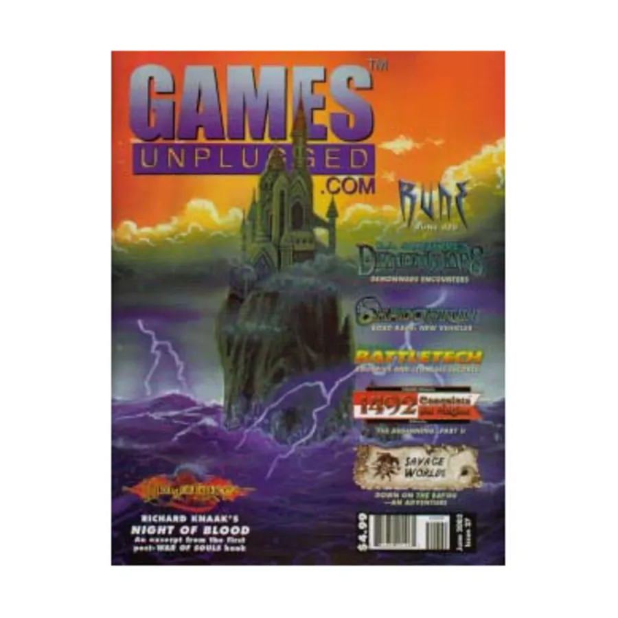 

Журнал #27 "Rune d20, Demon Wars, Shadowrun, Battletech", Games Unplugged Magazine
