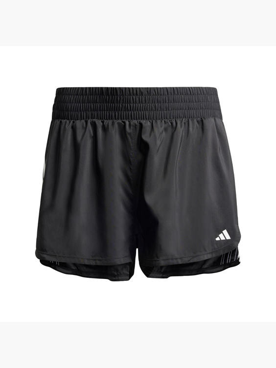 

Тканые шорты с высокой посадкой с 3 полосками Pacer Training – большие размеры Adidas, черный