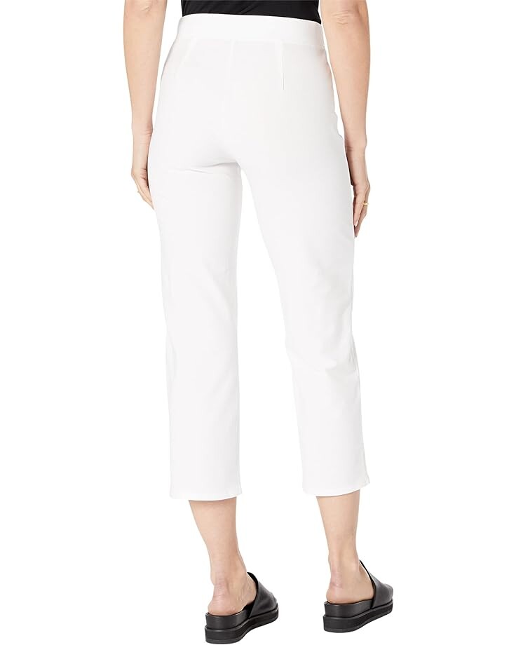 

Брюки Eileen Fisher Petite Straight Cropped Pants with Yoke, белый