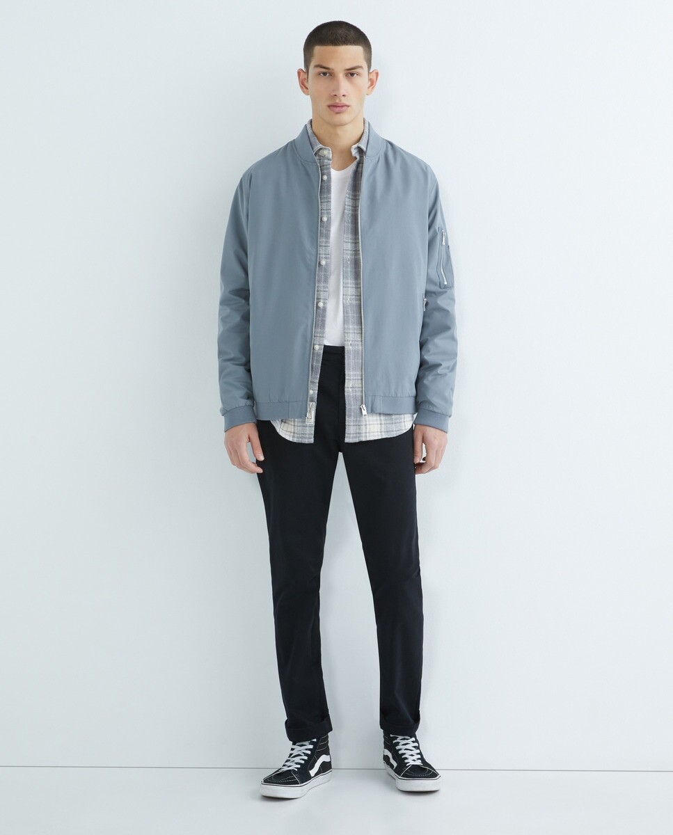 

Мужской бомбер Jack & Jones, синий