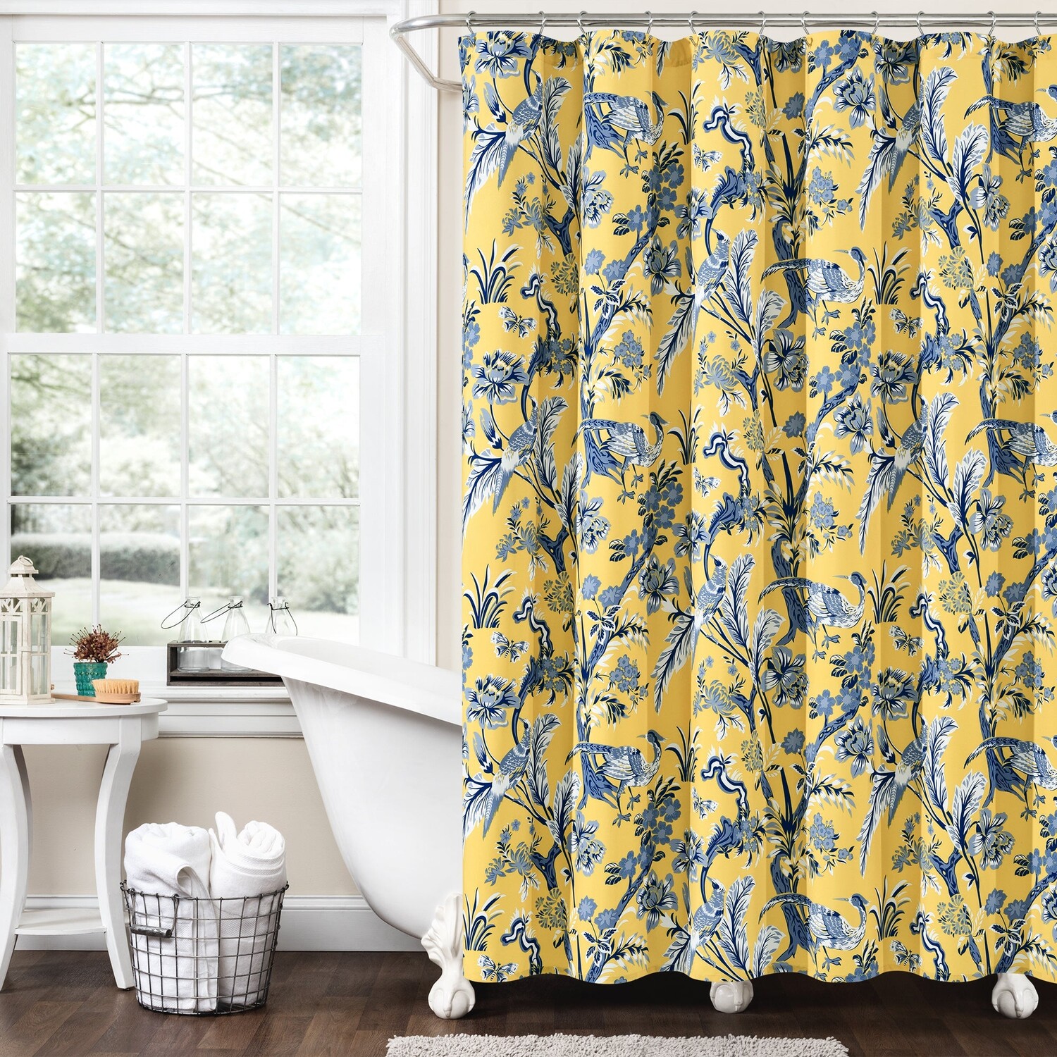 

Долорес занавеска для душа Lush Decor, цвет Yellow