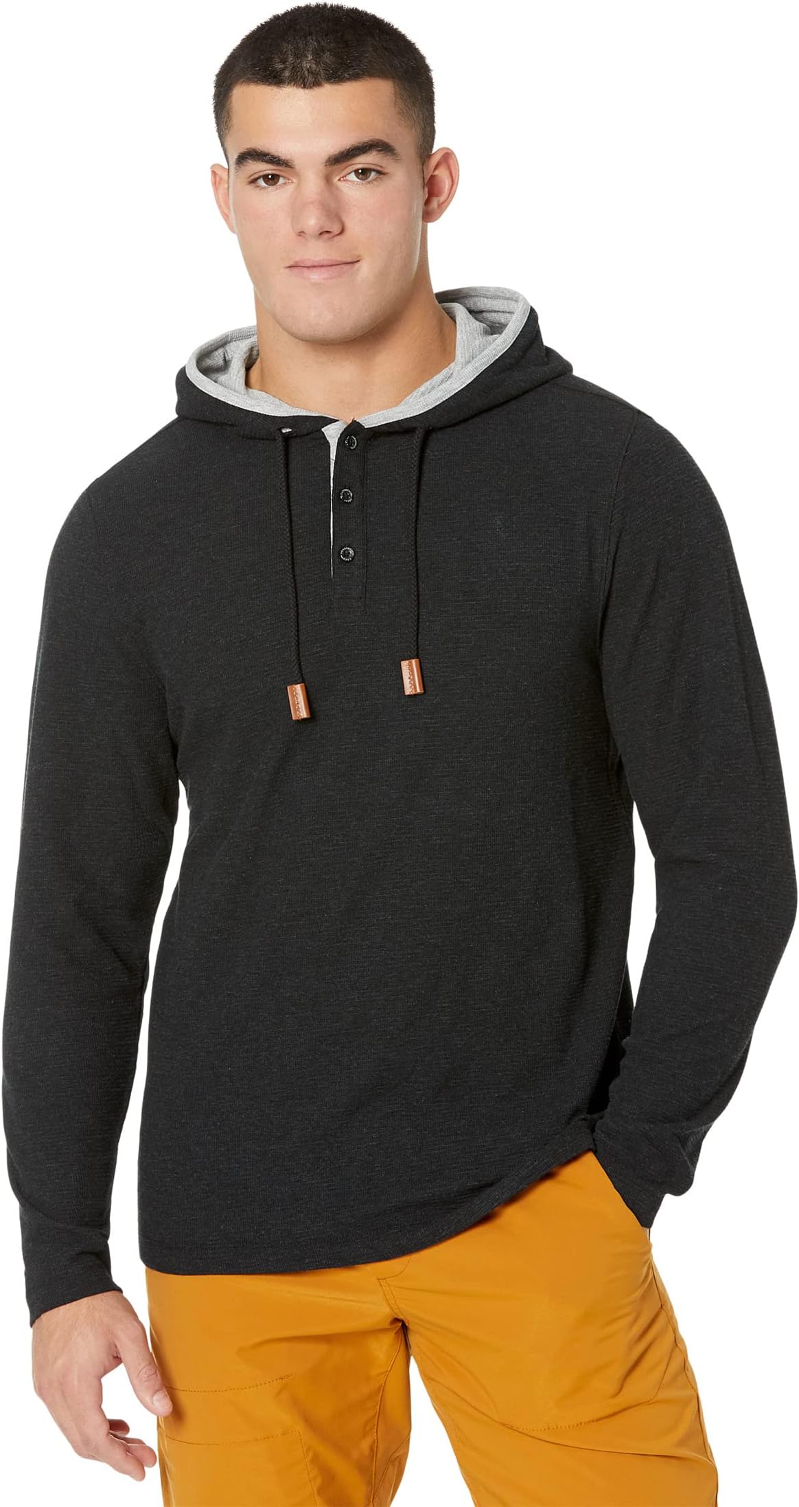 

Толстовка Herondo Hooded Henley Fundamental Coast, цвет Phantom Black