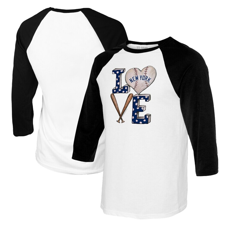

Футболка с длинным рукавом Tiny Turnip New York Yankees, белый