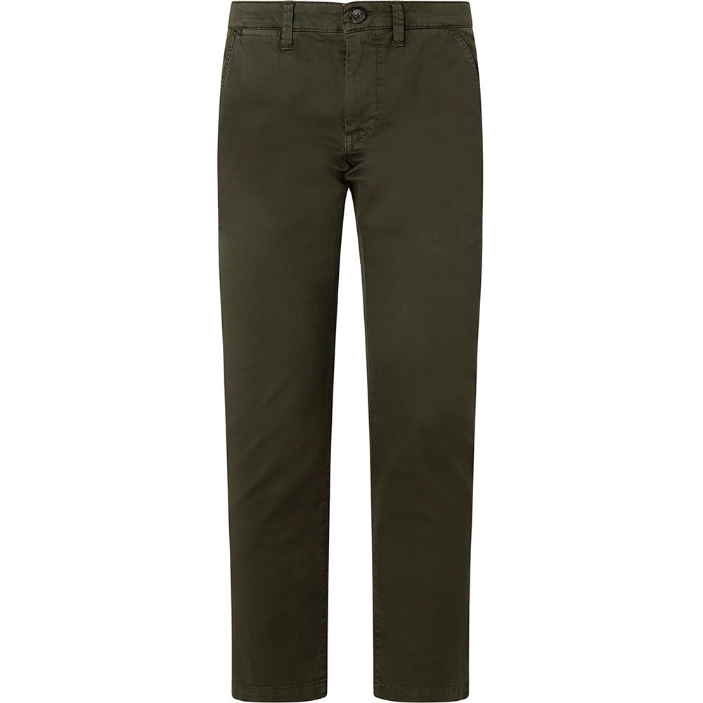 Брюки Pepe Jeans Charly Chino, зеленый брюки pepe jeans charly regular waist chino синий