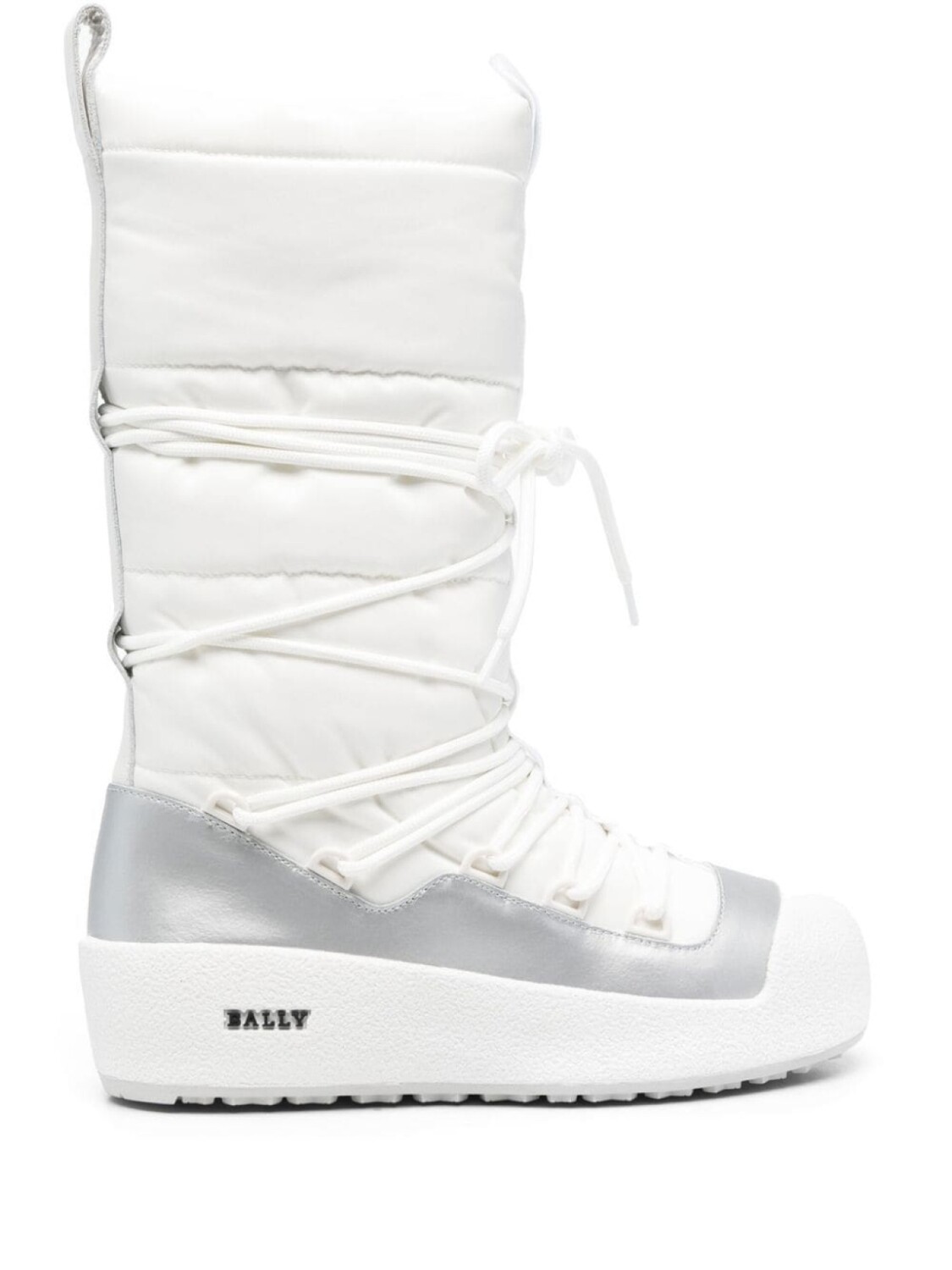 

Bally дутые сапоги Cathye на шнуровке, белый