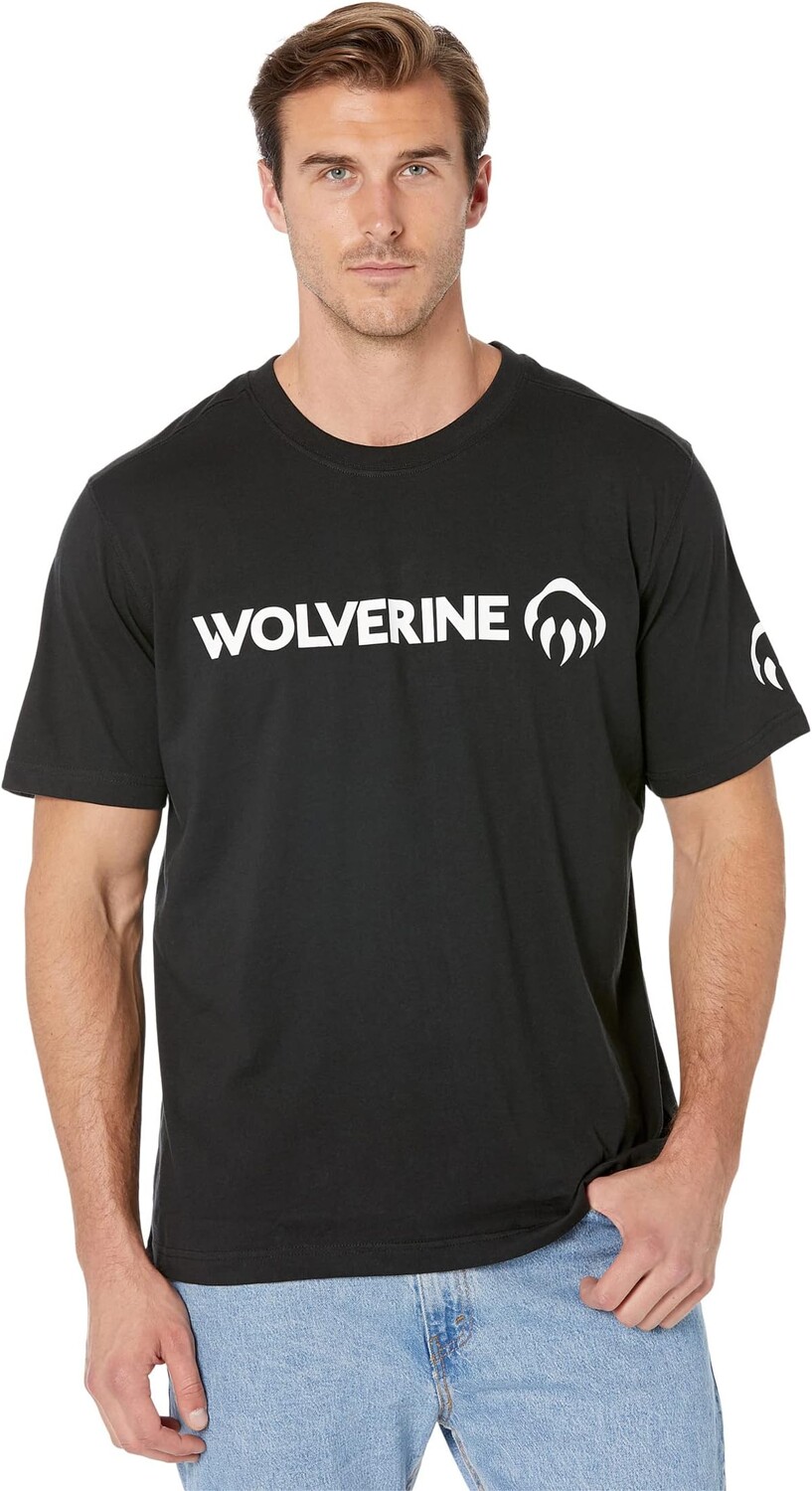 

Футболка с коротким рукавом и графическим рисунком Wolverine, цвет Black Logo