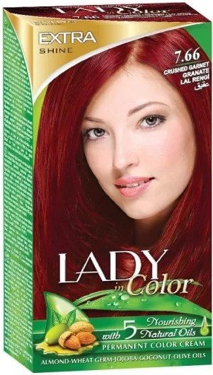 Краска для волос, 7,66 Гранатовый красный, 160 г Palacio, Lady in Color