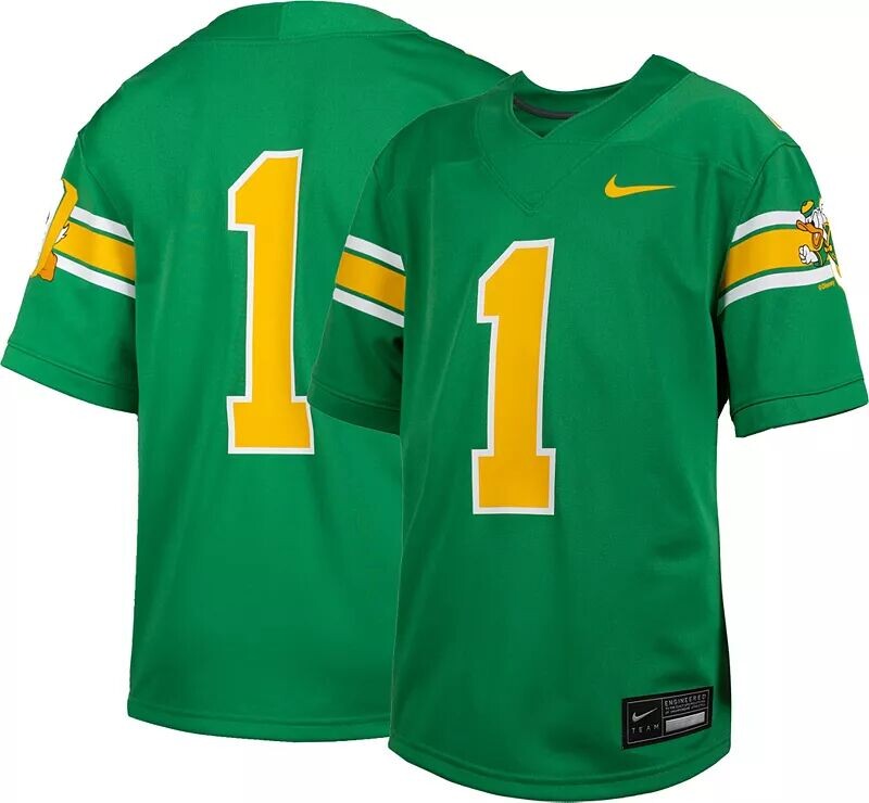 

Зеленая реплика футбольной майки Nike Little Kids Oregon Ducks #1