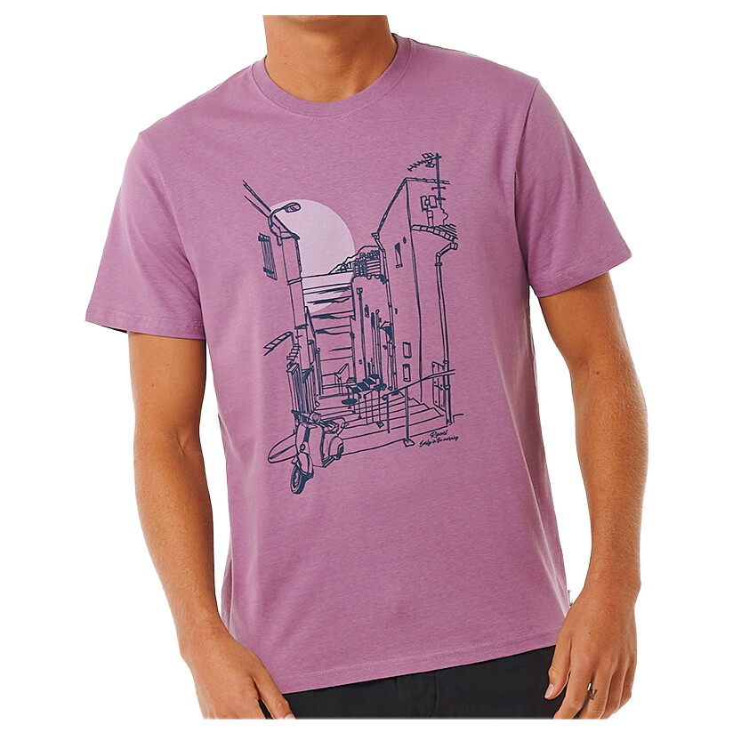 

Футболка Rip Curl Keep On Trucking Tee, цвет Dusty Purple