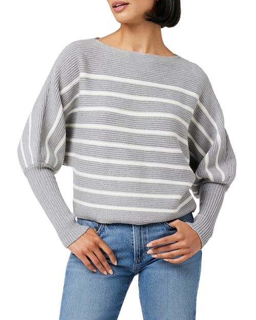 

Укороченный свитер в полоску Karina Breton Joe's Jeans, цвет Gray