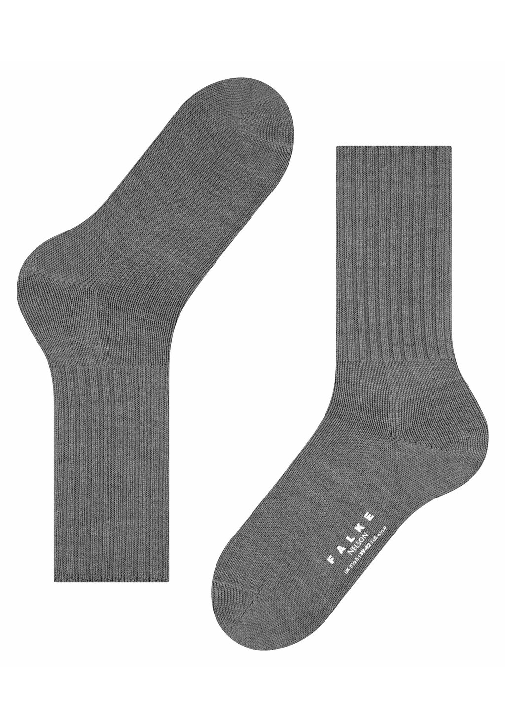 Носки NELSON WARM FALKE, темно-серый носки falke socke nelson темно серый