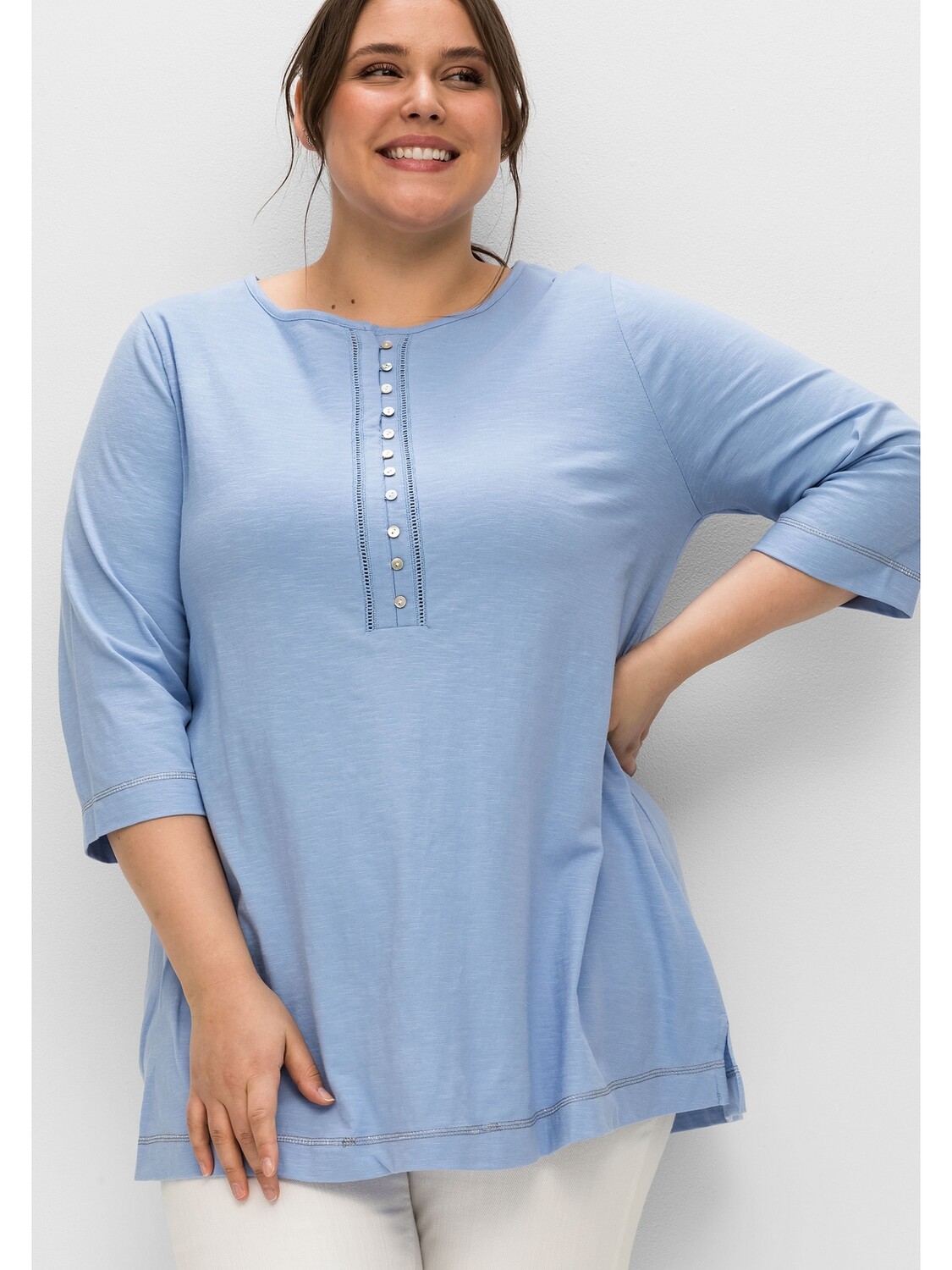 

Футболка sheego, цвет mittelblau