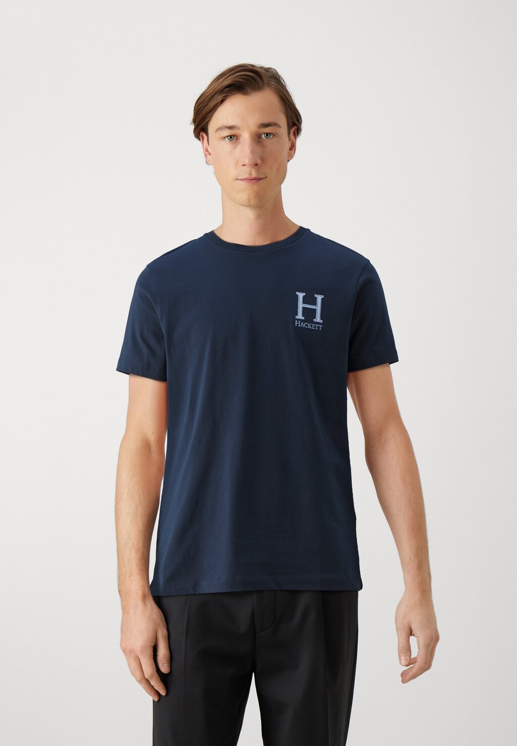 

Футболка с принтом Hackett London, темно-синий