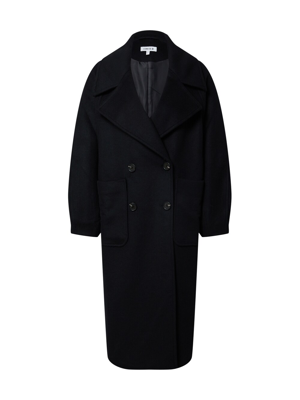 Межсезонное пальто EDITED Daria, черный