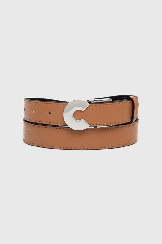 

Двусторонний кожаный ремешок . Coccinelle, коричневый