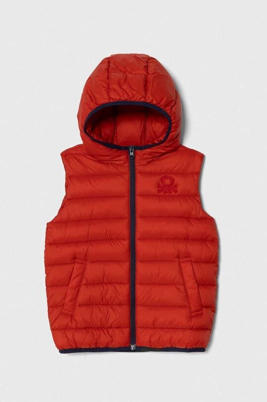 

United Colors of Benetton Детский утепленный жилет, красный