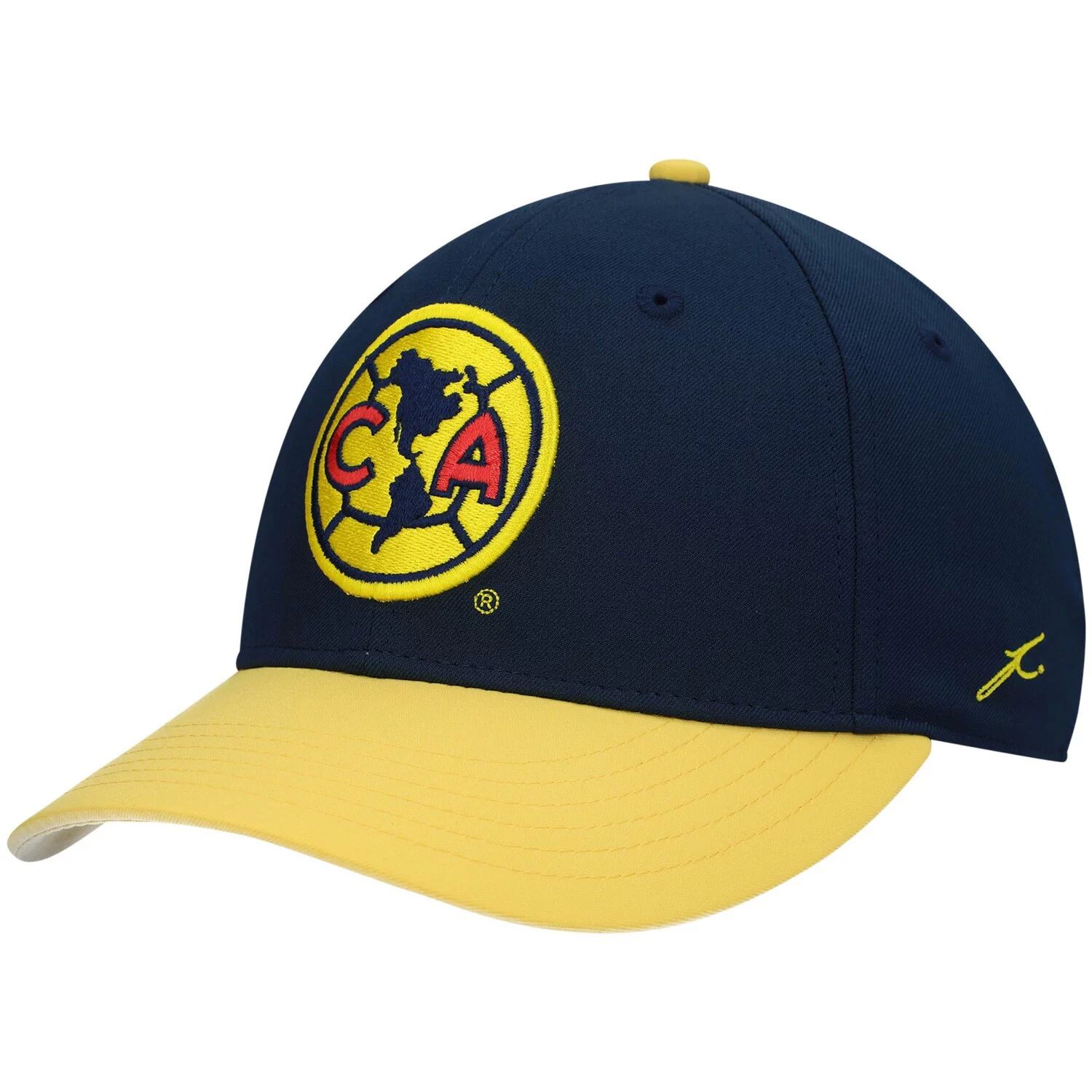 

Мужская темно-синяя/желтая кепка Club America Core Snapback