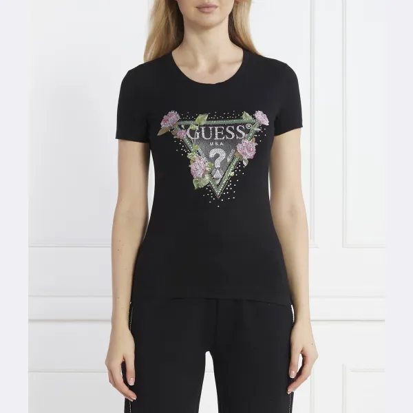 

Футболка стандартного кроя Guess, черный