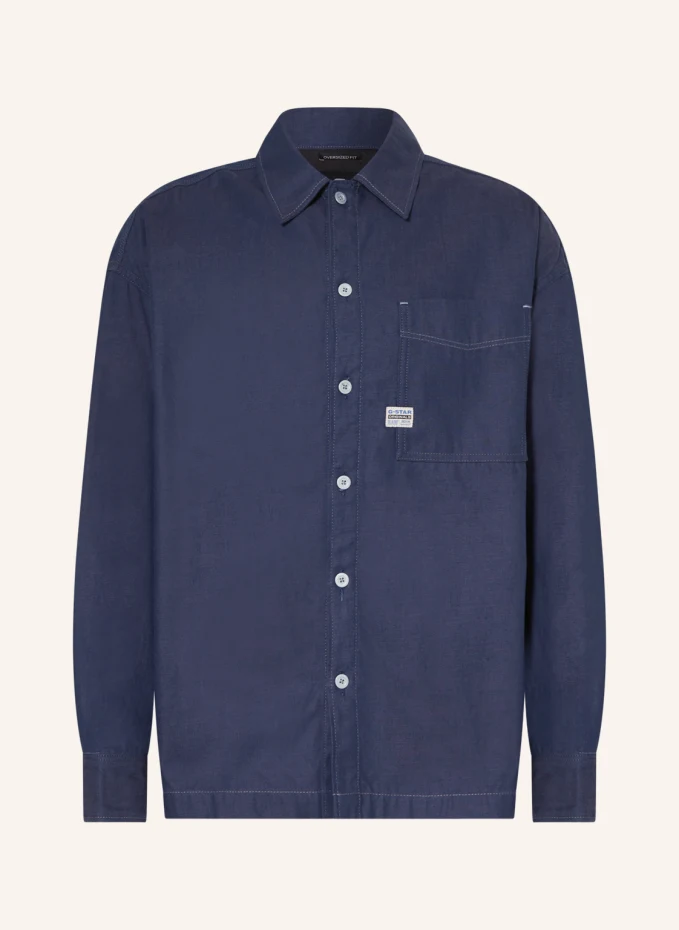 

Джинсовая рубашка G-Star Raw, синий