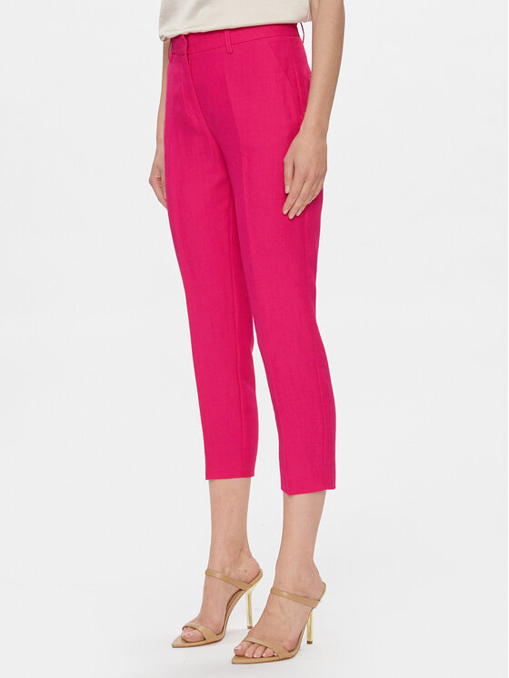 Тканевые брюки стандартного кроя Liviana Conti, розовый