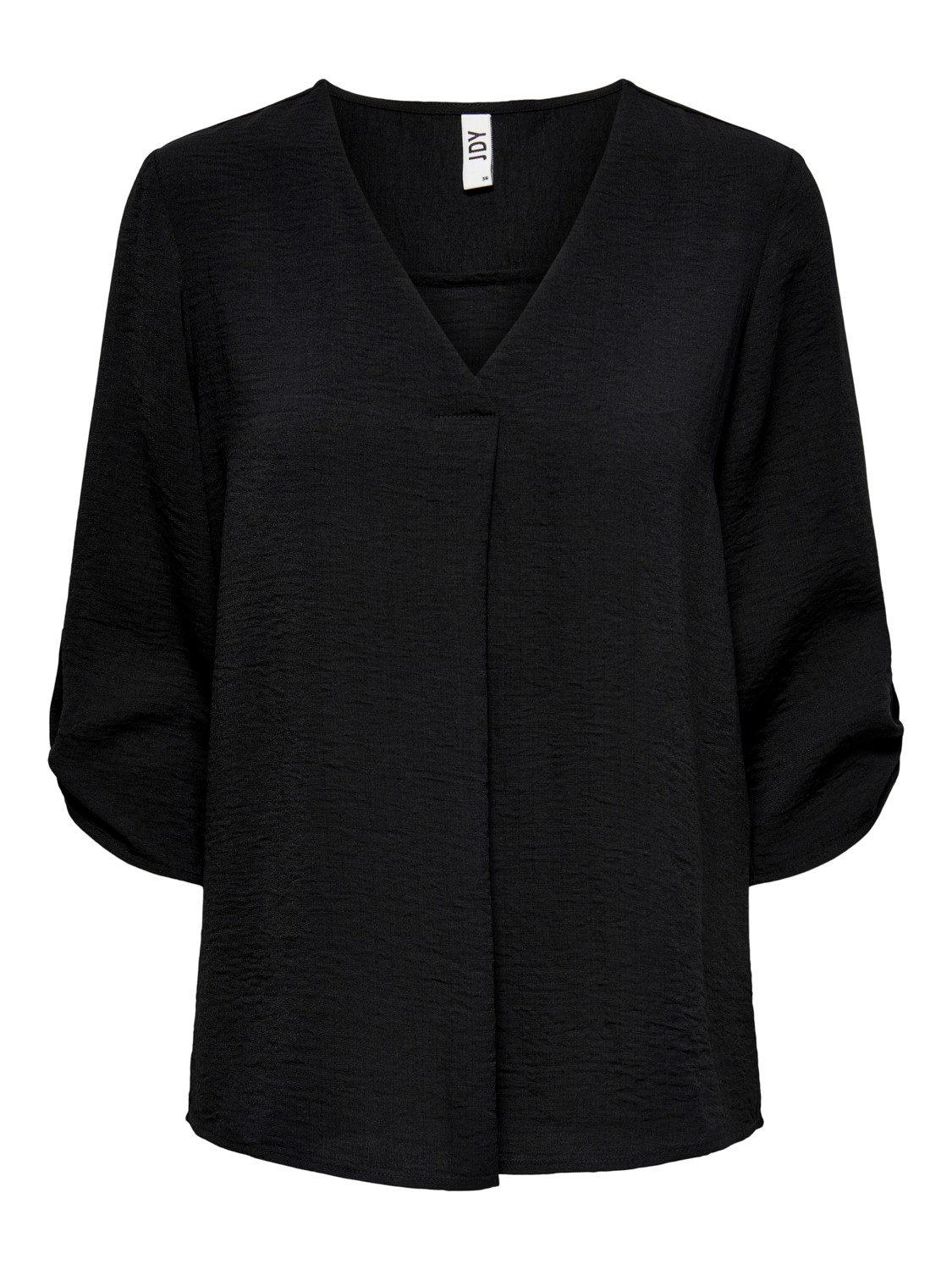 Блуза JACQUELINE de YONG Design Shirt TOP JDYDIVYA Freizeit Hemd V Neck, черный цена и фото
