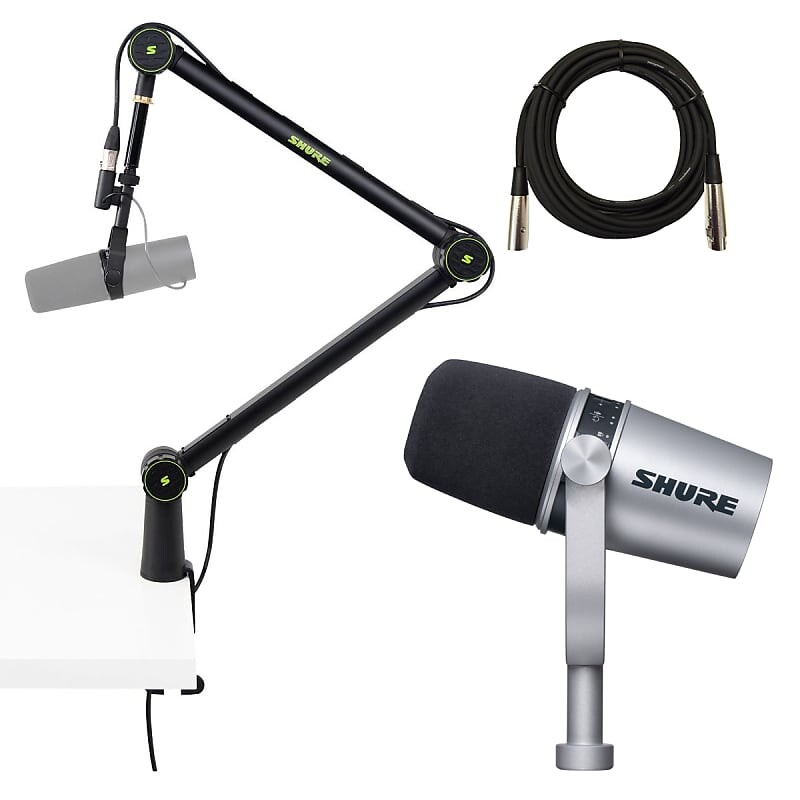 

Микрофон для подкастов Shure MV7 Silver
