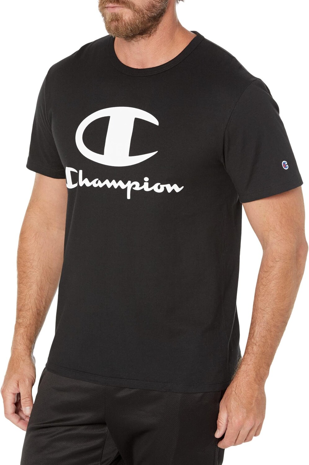 

Легкая футболка с коротким рукавом Champion, черный