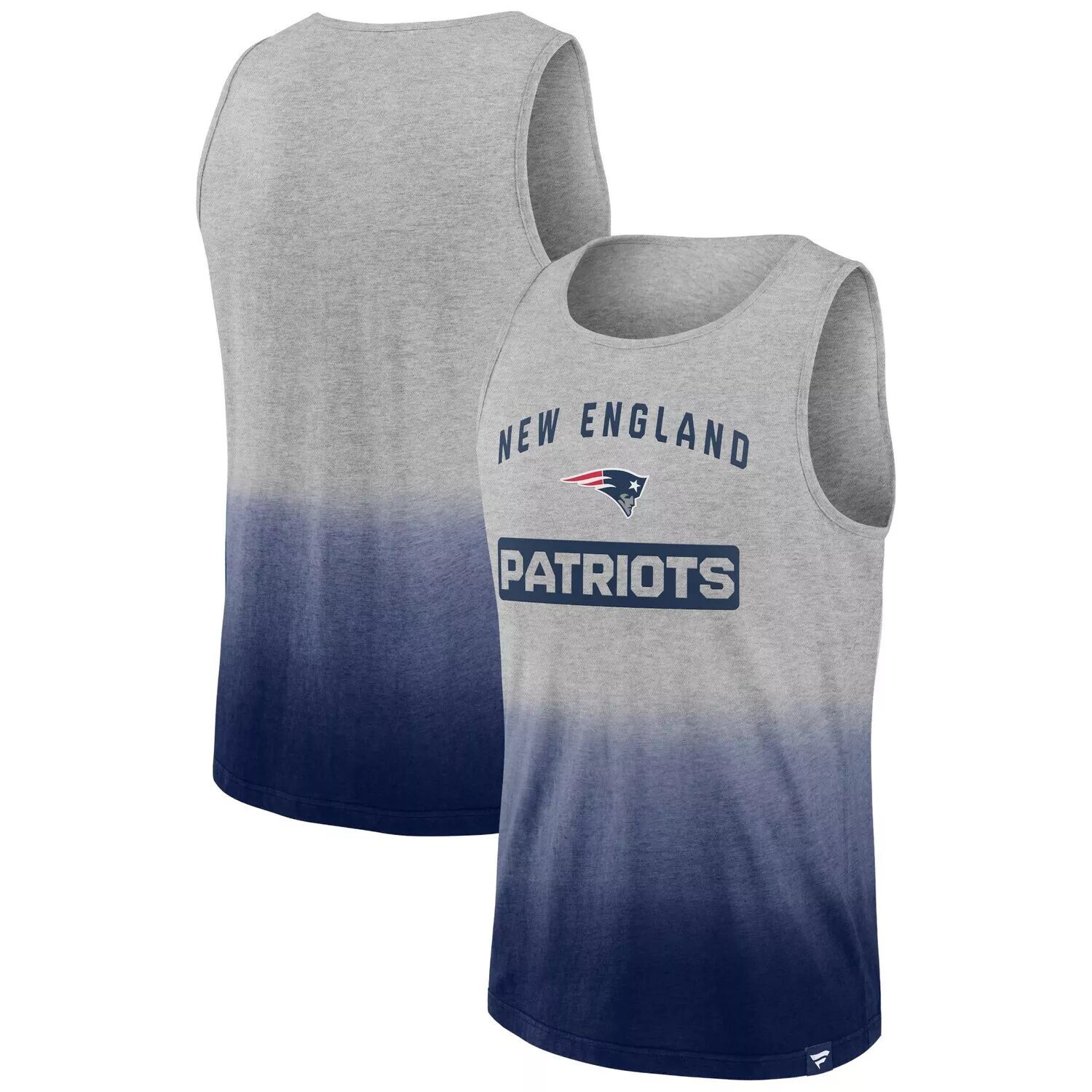 

Мужская майка Fanatics с принтом серого/темно-синего цвета New England Patriots Our Year