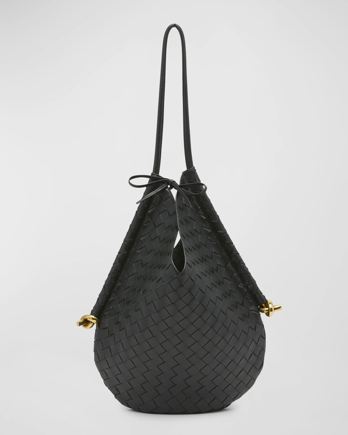 

Средняя сумка Солнцестояния Bottega Veneta, цвет Dark Green Brass
