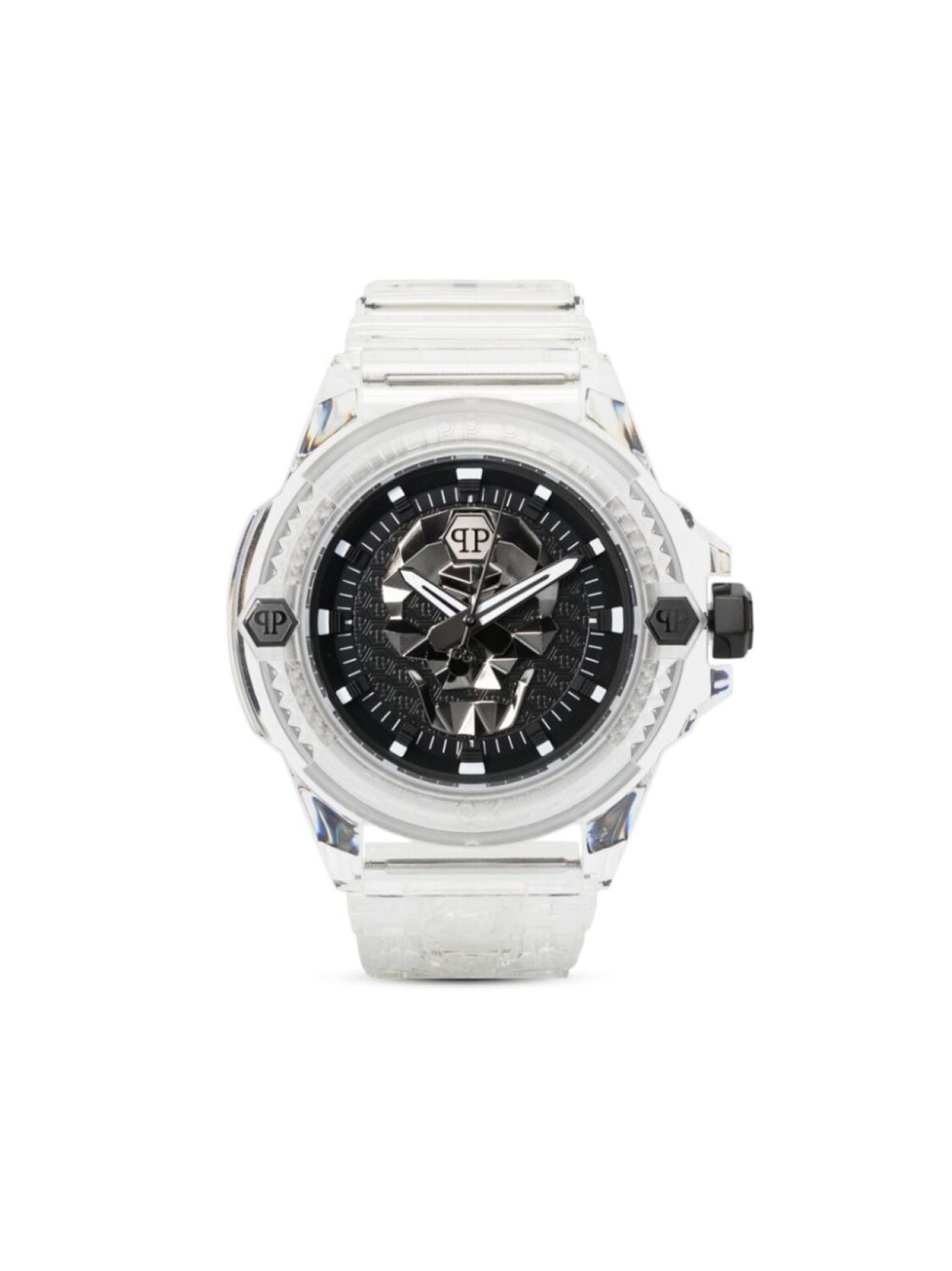 

Philipp Plein наручные часы The $kull Tech Edit 44 мм, черный