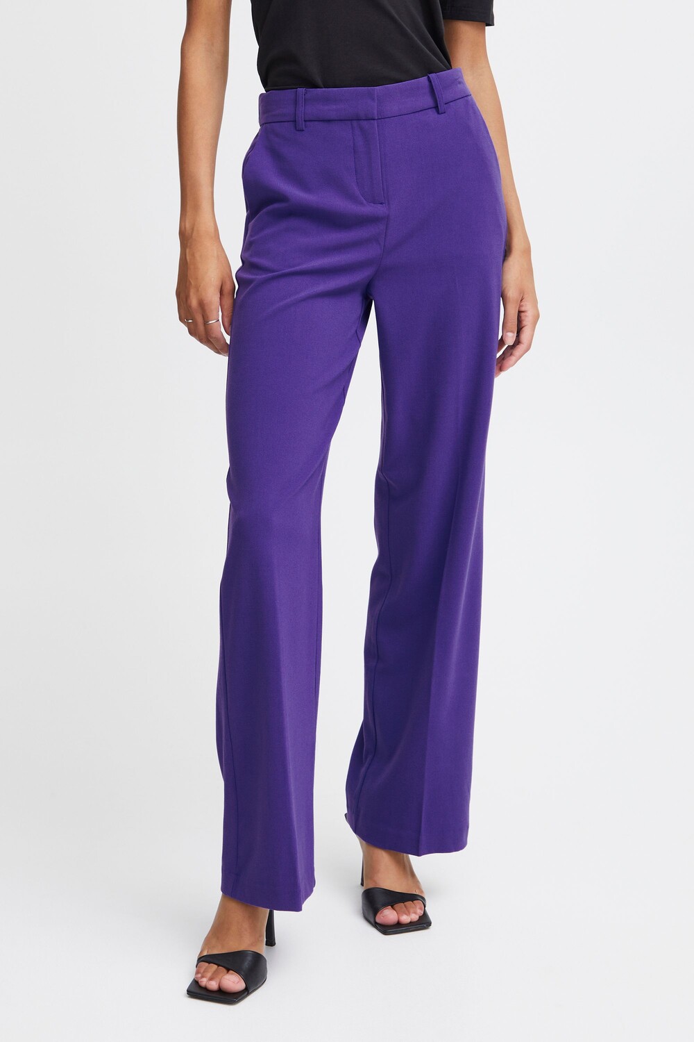 

Брюки b.young Bundfaltenhose BYDANTA WIDE LEG PANTS 2 20806640, синий