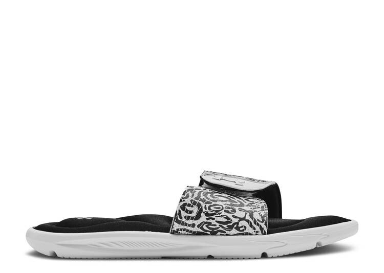 

Кроссовки Under Armour WMNS IGNITE 4 GRAPHIC STRAP SLIDE 'ZEBRA', белый