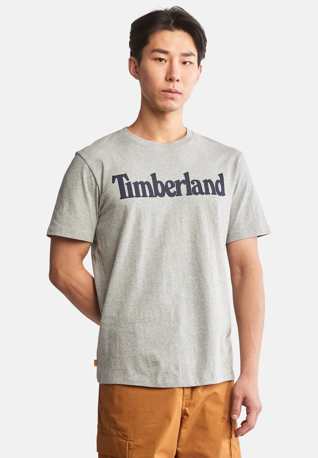 

Футболка с принтом Timberland, серый