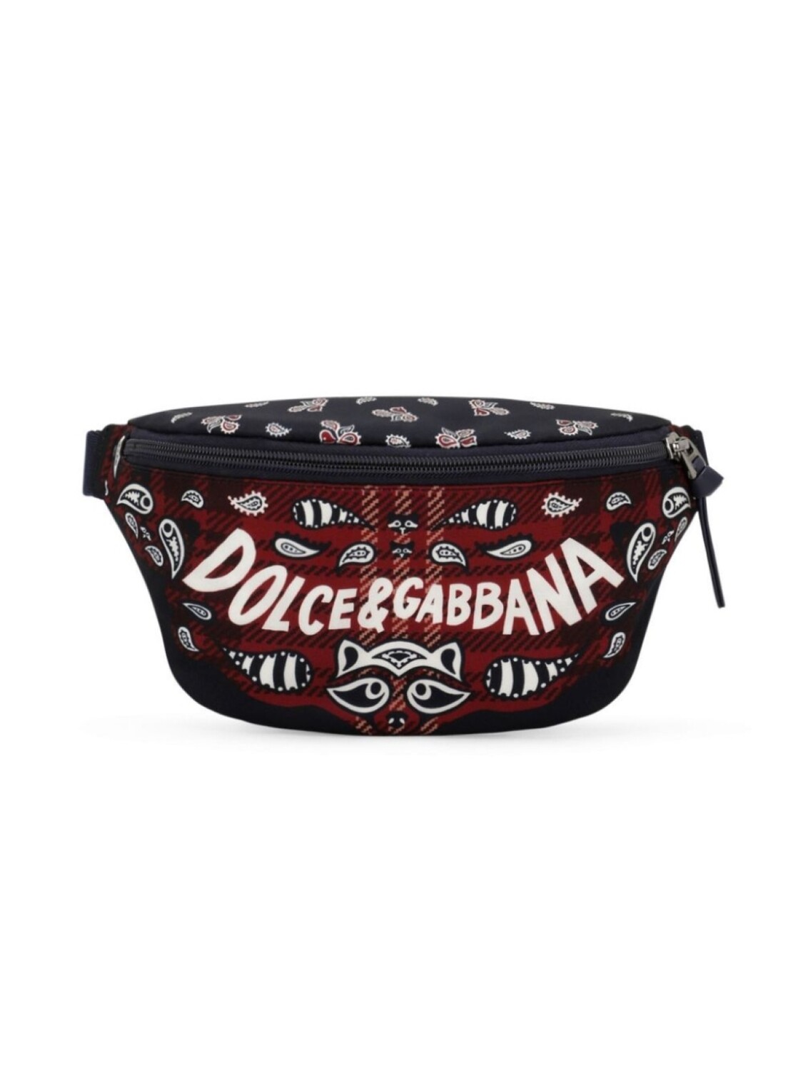 

Dolce & Gabbana Kids поясная сумка с принтом, красный