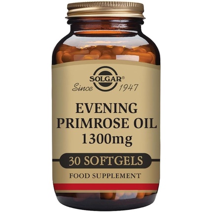 Масло вечерней примулы 1300 мг в мягких капсулах с омега-6 и гла, Solgar