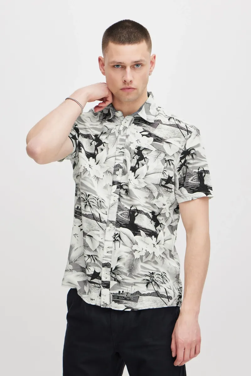 

Рубашка с короткими рукавами из смеси "BLEND BHShirt", черный