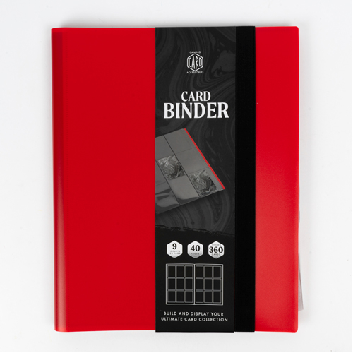 Коллекционные карточки Card & Roll Accessories – Binder – Red 500pcs roll red