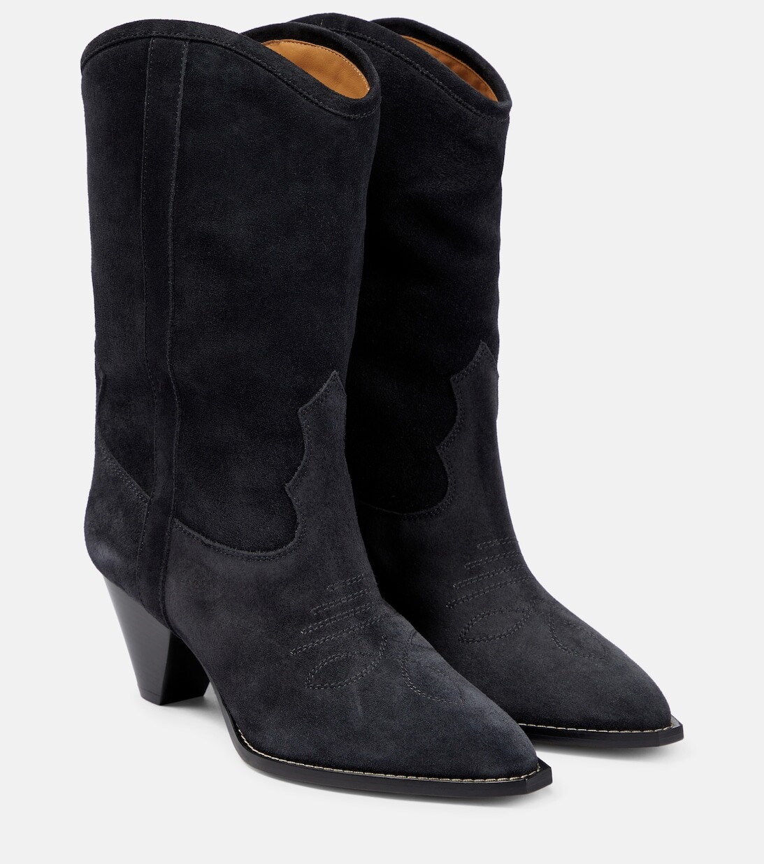 

Замшевые ковбойские сапоги Luliette Isabel Marant, черный