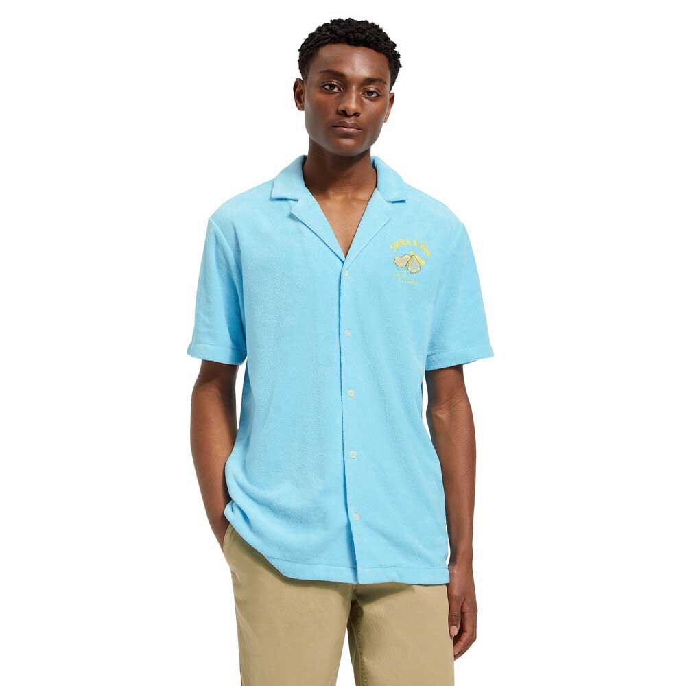 

Рубашка с коротким рукавом Scotch & Soda 177147, синий