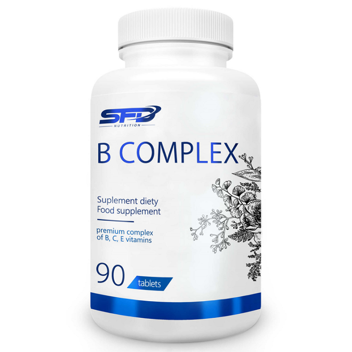 SFD B Complexкомплекс витаминов группы В, 90 шт. nature s way витамин b 6 50 мг 100 капсул