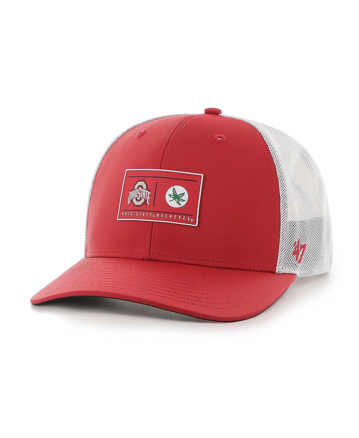 Мужская регулируемая шляпа Scarlet Ohio State Buckeyes Bonita Brrr Hitch '47 Brand