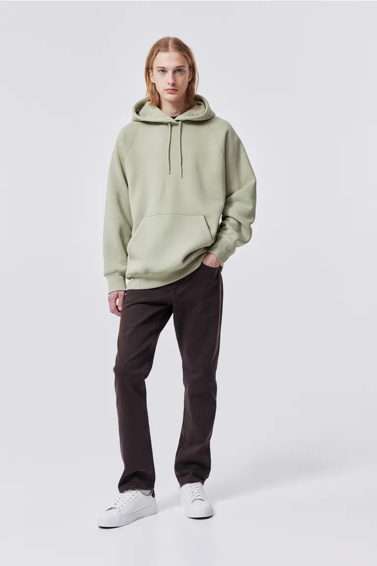 

Толстовка оверсайз с капюшоном H&M, зеленый