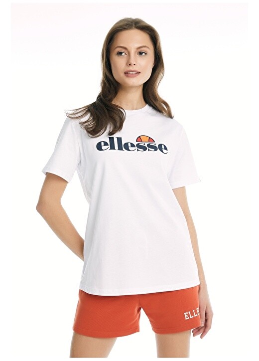 

Белая женская футболка с круглым вырезом Ellesse, Белый