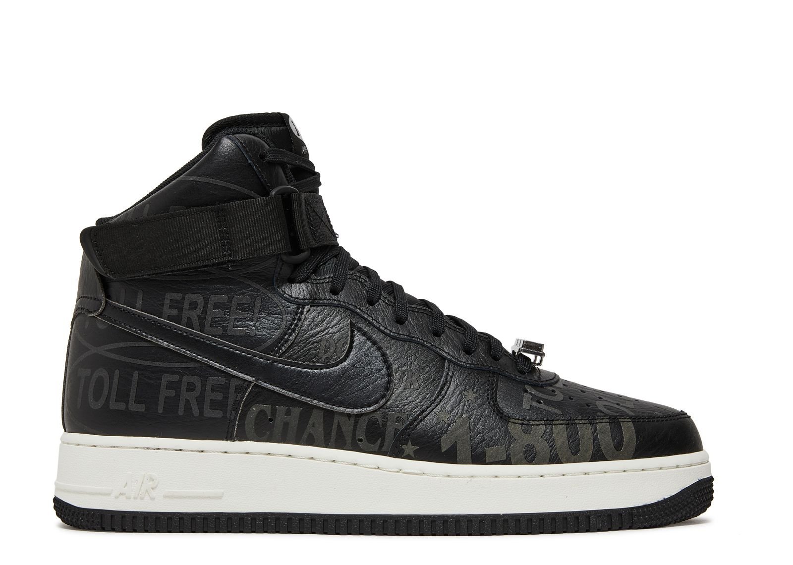 

Кроссовки Nike Air Force 1 High '07 Premium 'Toll Free Pack - Black', черный