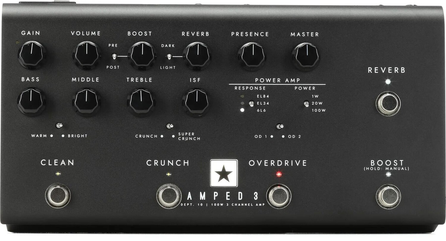 

Blackstar Dept. 10 AMPED 3 100-ваттная педаль гитарного усилителя