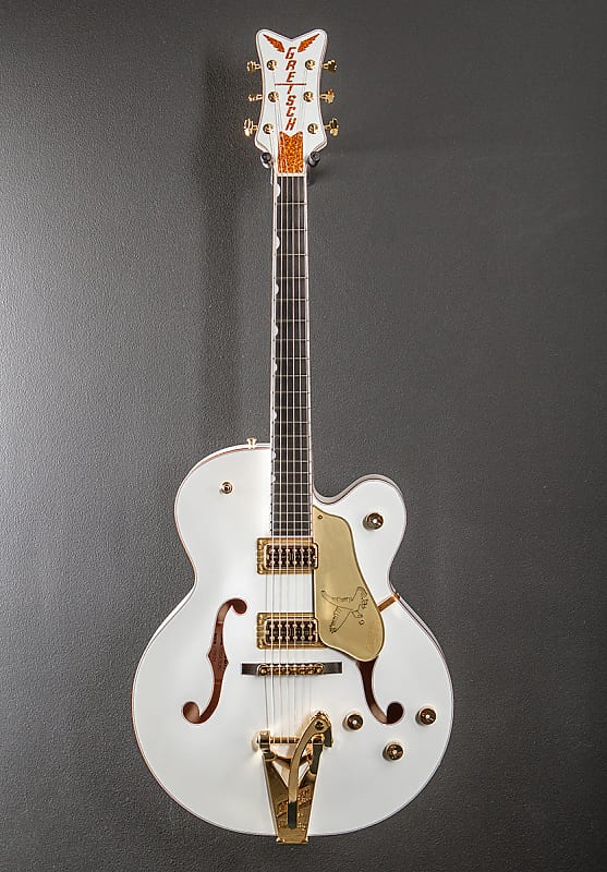 

Электрогитара Gretsch G6136TG Players Edition Falcon Hollow Body w/String-thru Bigsby - White