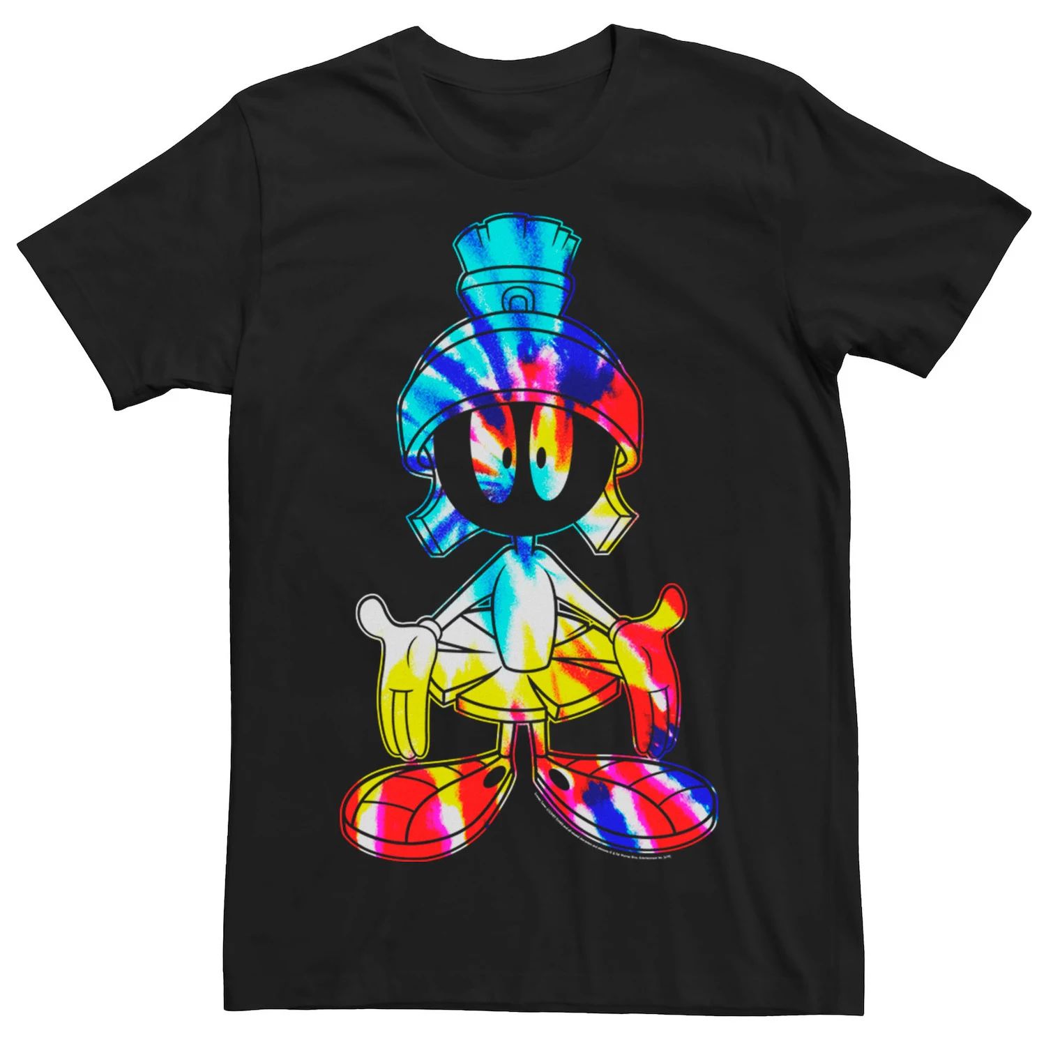 цена Мужская футболка Looney Tunes Marvin The Martian Tie Dye Fill Licensed Character